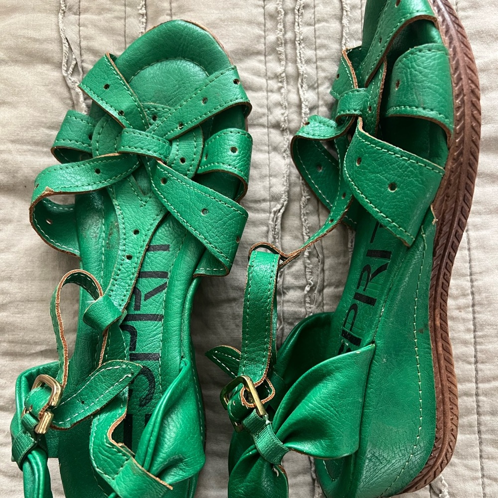 Vintage Esprit Wedge Sandals
